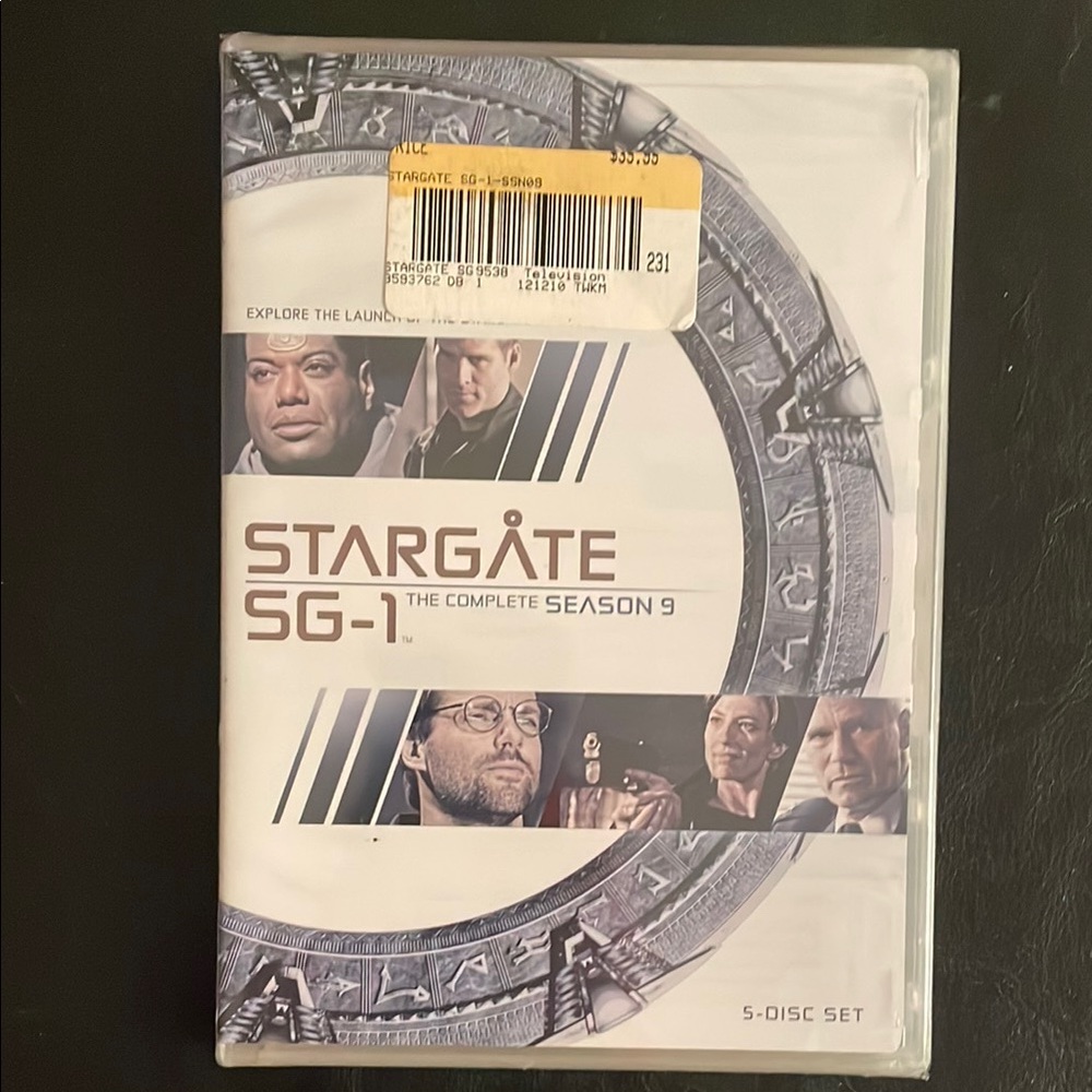 Stargate SG-1: The Complete Season 9 DVD Set - sealed in plastic with tag NWT